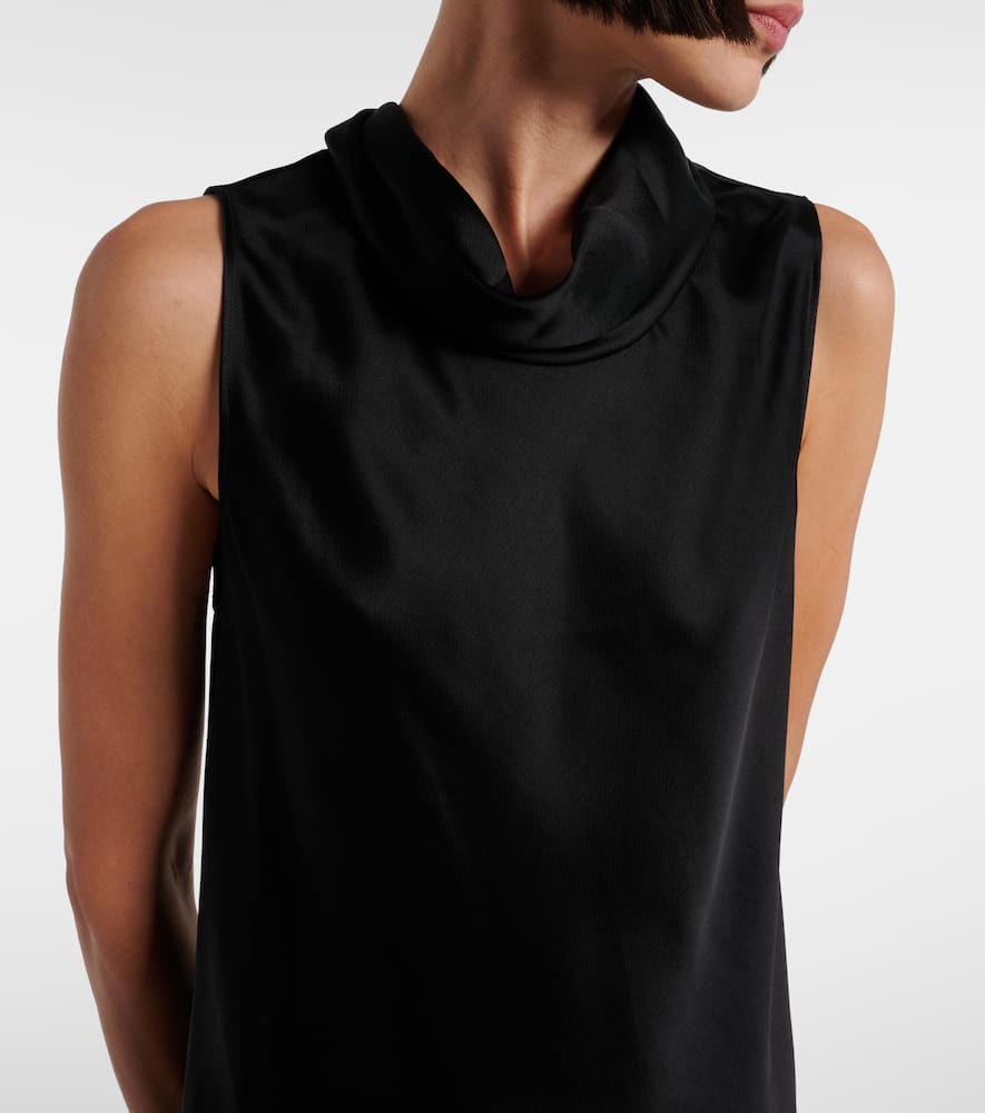 Barb satin top