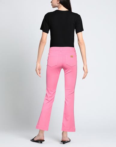Woman Jeans Fuchsia Size 25 Cotton, Elastomultiester, Elastane
