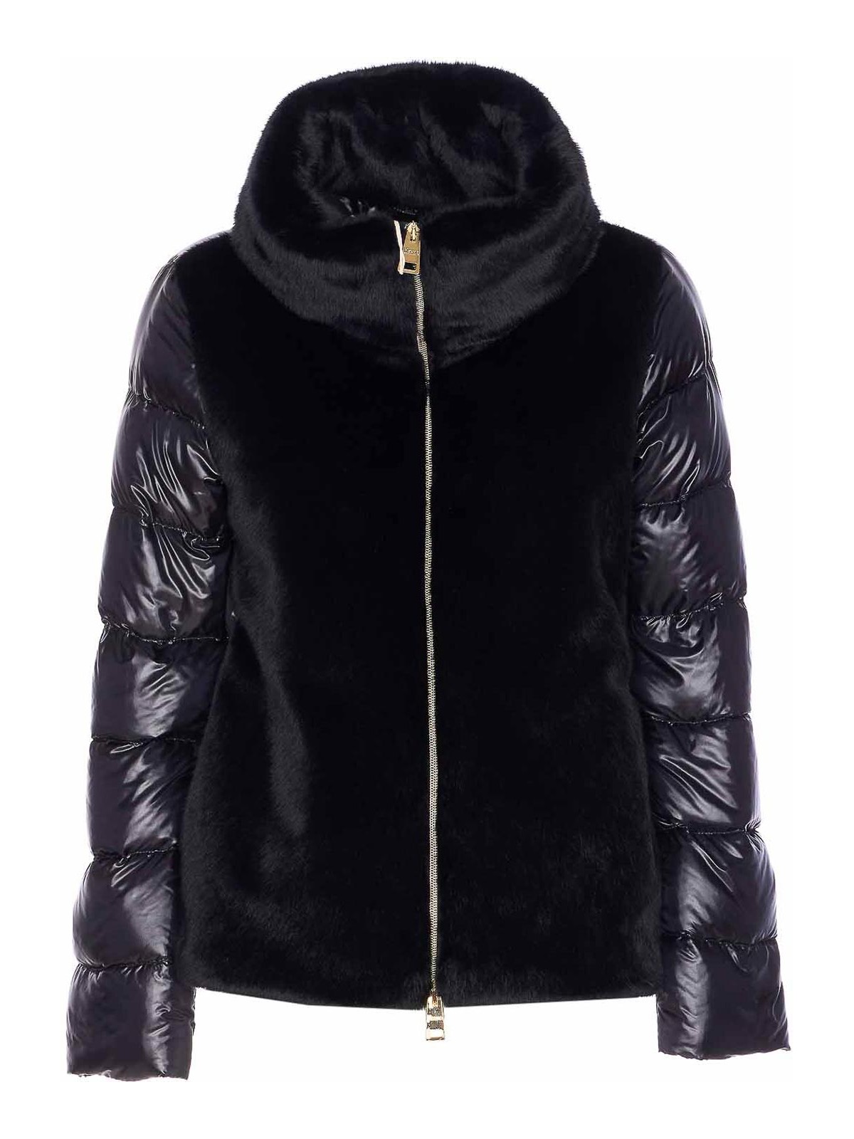 Black Bomber With Zip Closure
