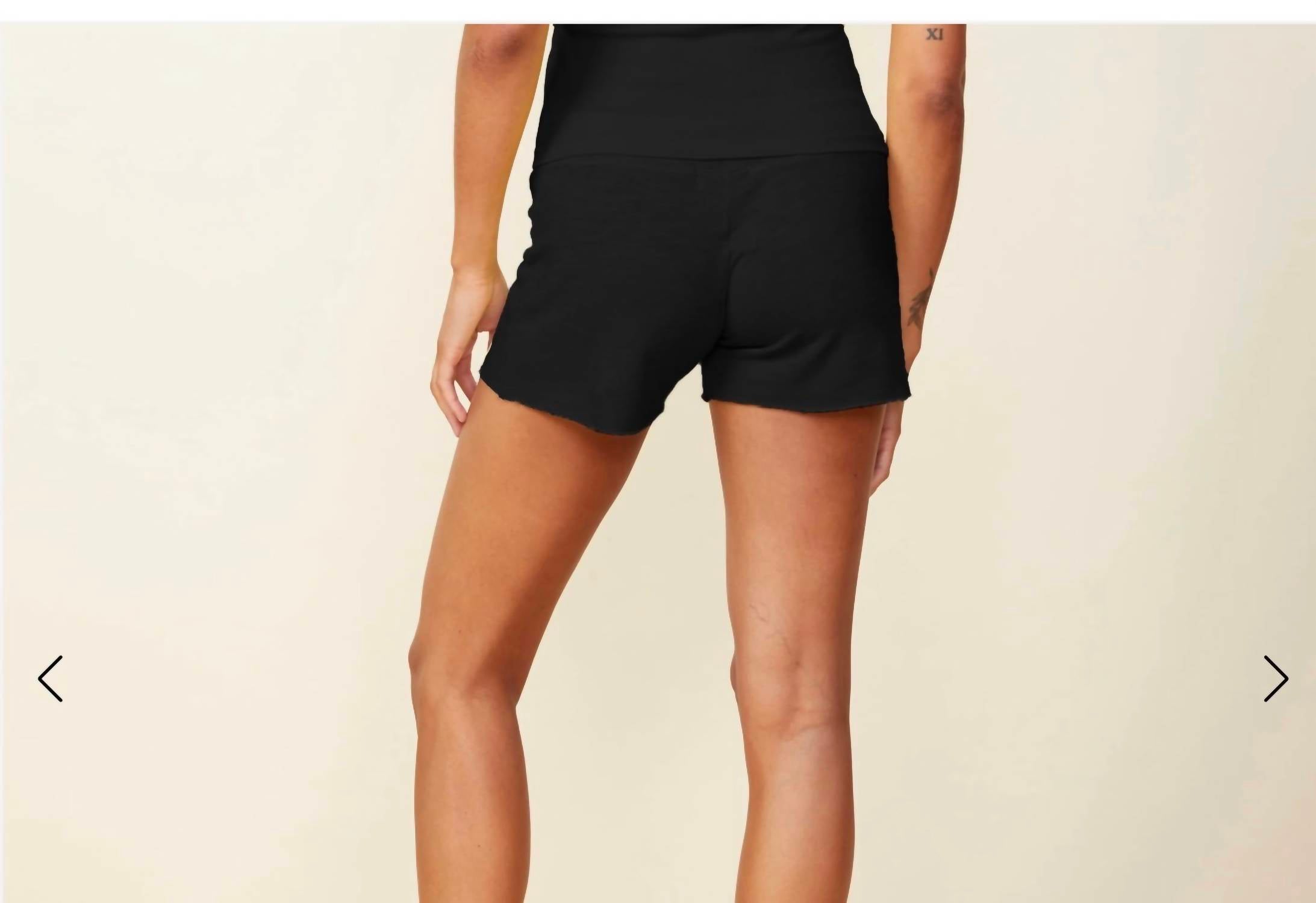 Supersoft Vintage Shorts In Faded Black