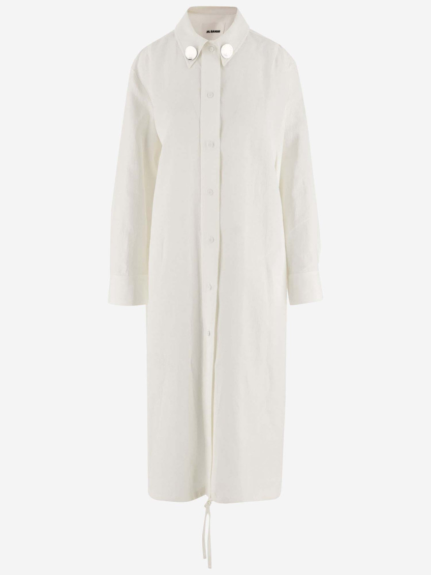 Linen Chemisier Dress