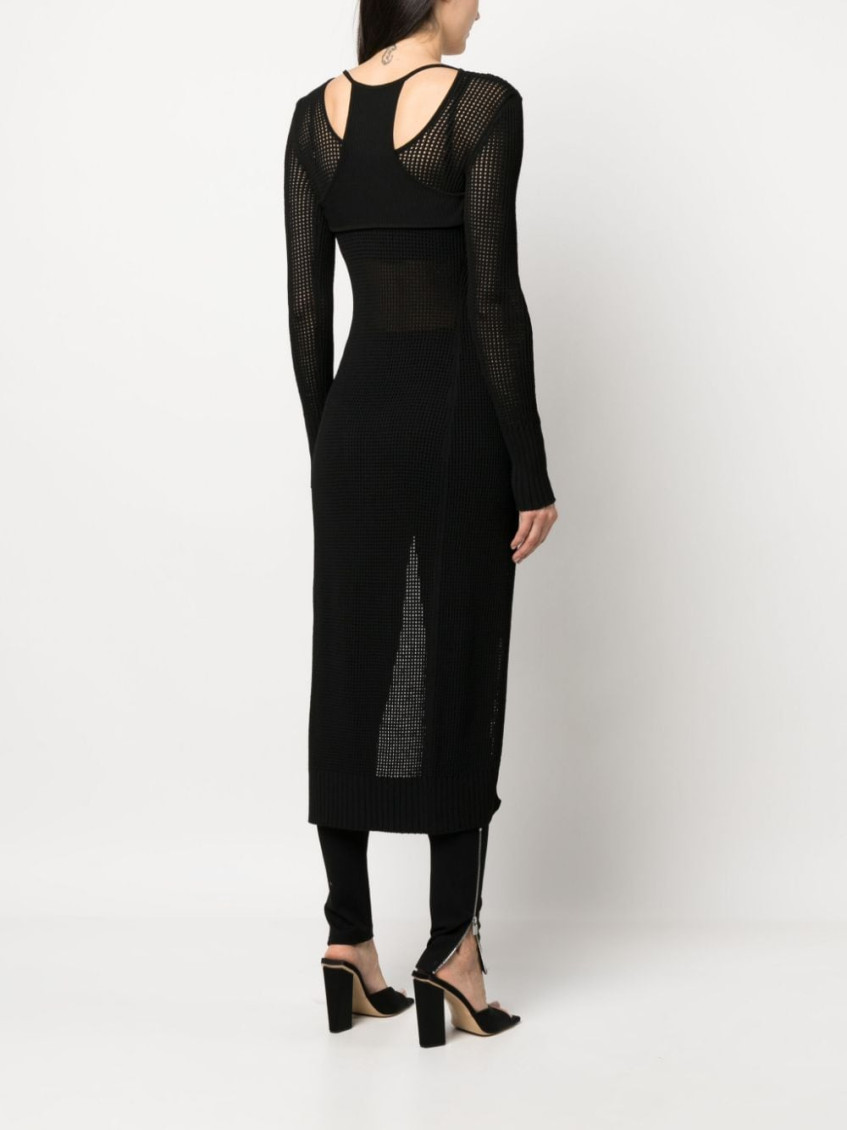 - Knit Long Cardigan