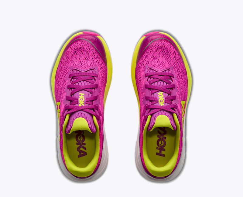 HOKA Rincon 4 Shoes in Fuchsia/Fuchsia