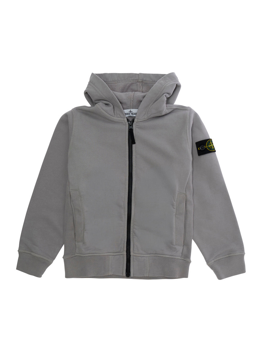 Tech Fabric Hooded Sweatshirt — Gray