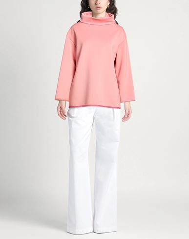 Woman Top Salmon pink Size 6 Viscose, Polyamide, Elastane