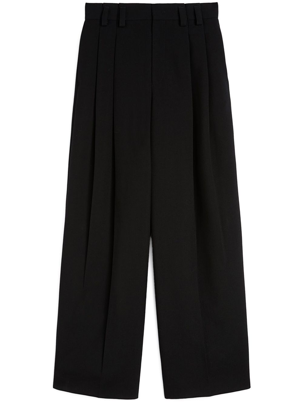 Jil Sander pleat-detail trousers - Black