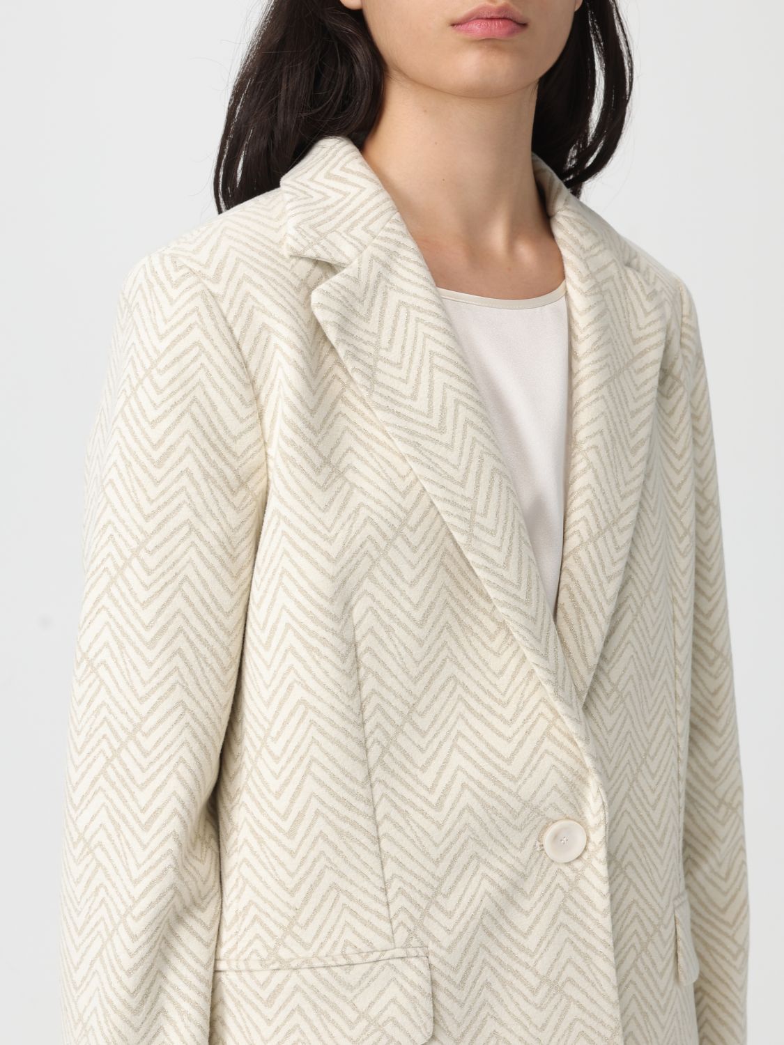 Blazer Woman color White