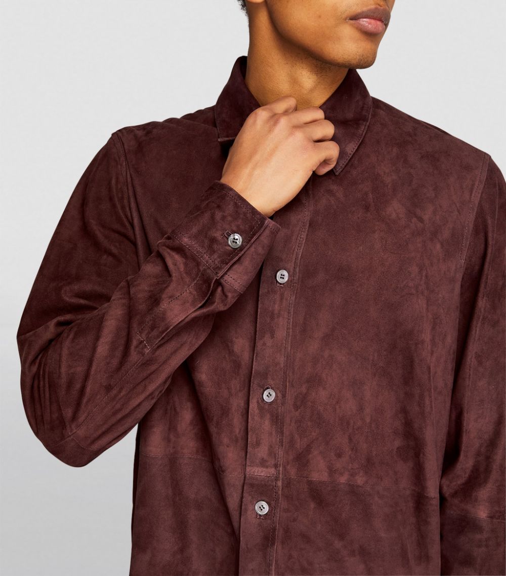 Suede Overshirt