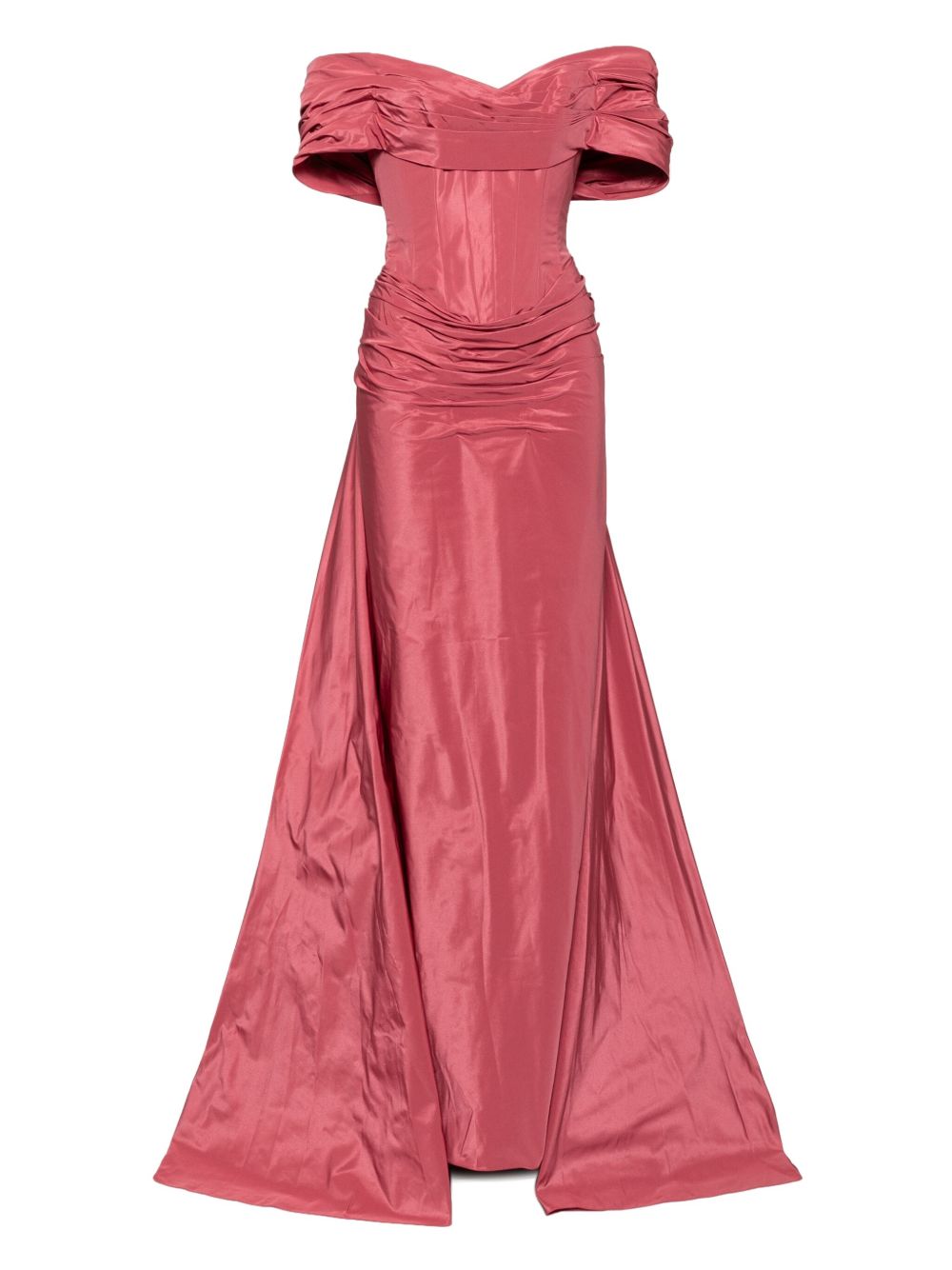Ruched gown - Red