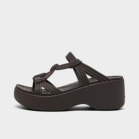 Women's Brooklyn Knot Sky Platform Sandals in Espresso