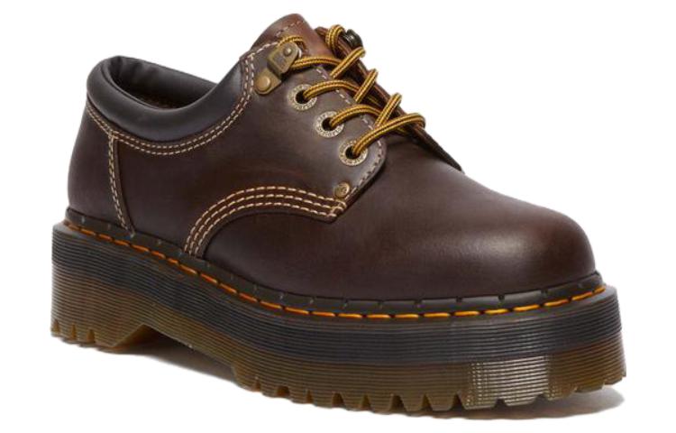 8053 Arc Crazy Horse Leather Platform Shoes 'Dark Brown'