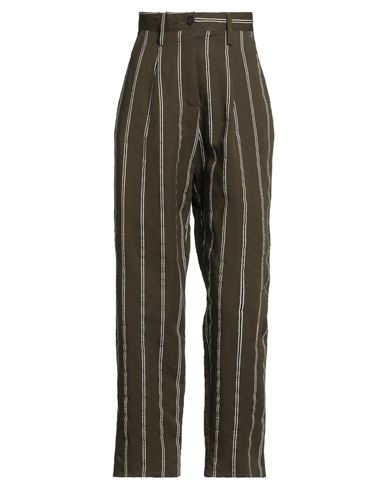Woman Pants Military green Size 2 Viscose, Polyester, Cotton