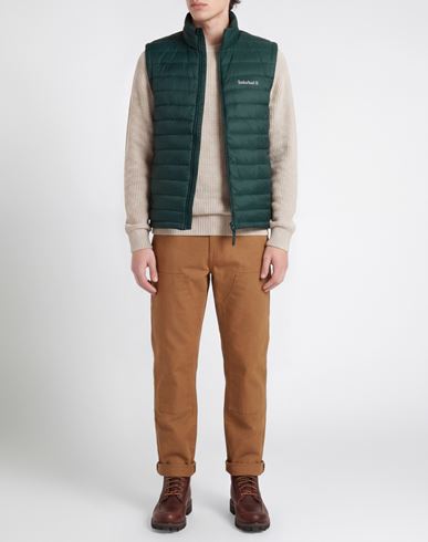 Man Vest Green Size L Nylon