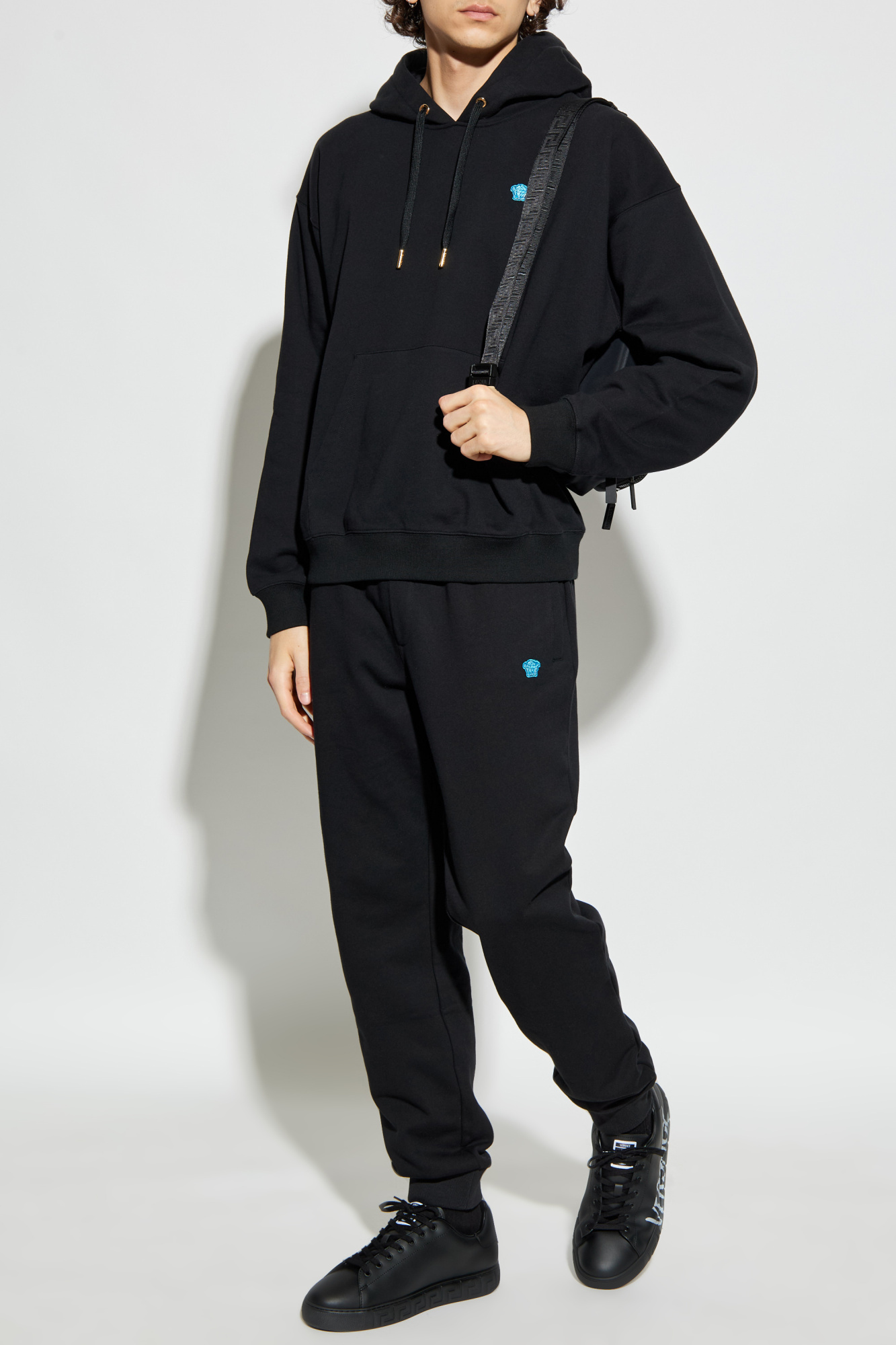 Versace Sweatpants, Men's, Black