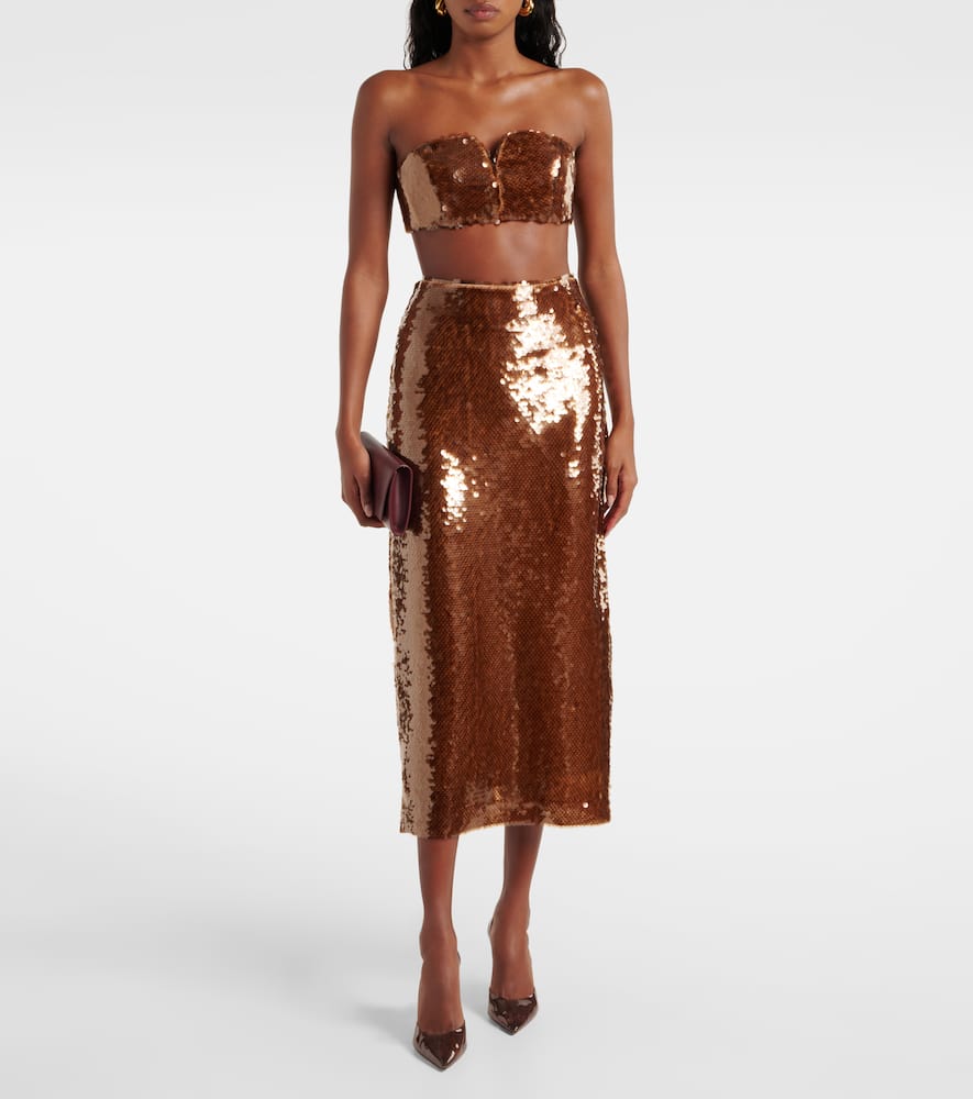 Blazé Milano Sequined bra top