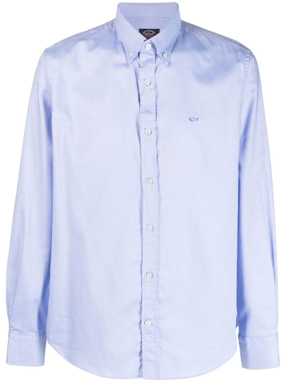 Long-sleeve cotton shirt - White