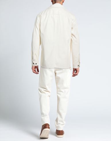 Man Jacket Ivory Size L Cotton