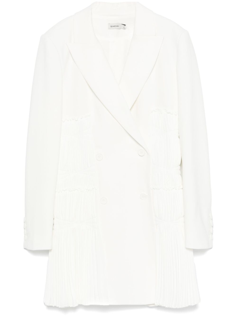 Blazer mini dress - White