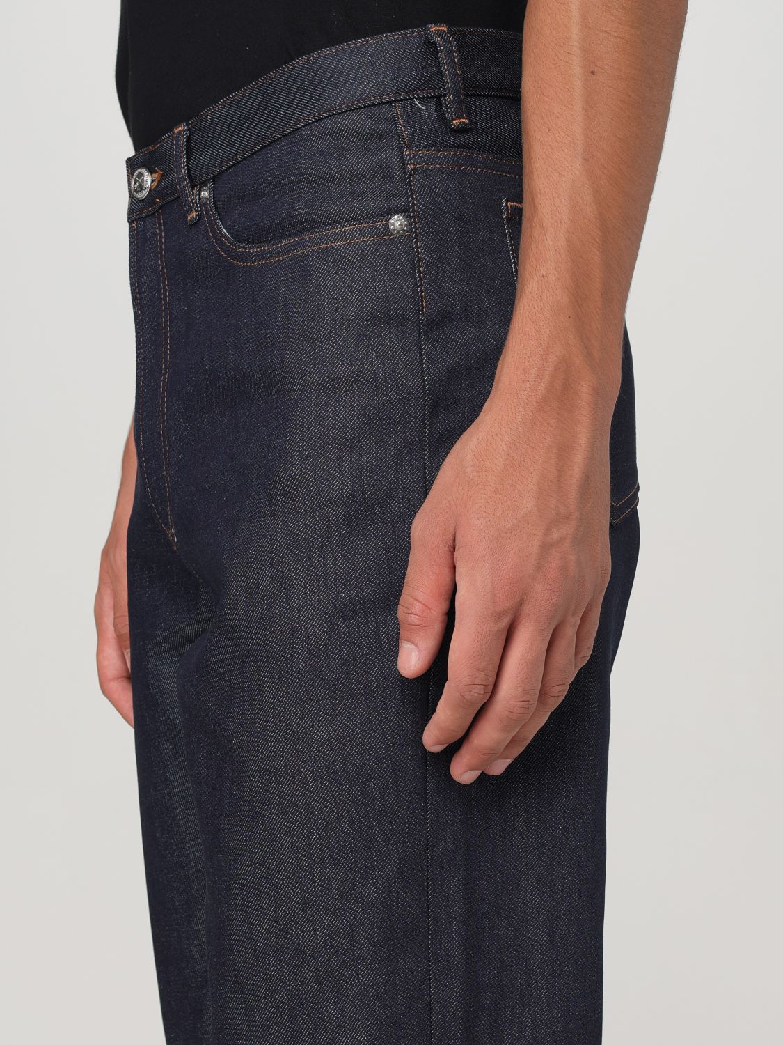 Pants Men color Blue