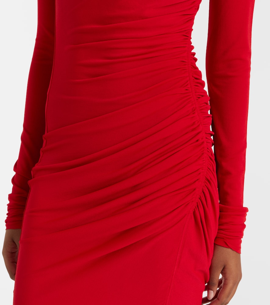Lilies Svita jersey ruched minidress
