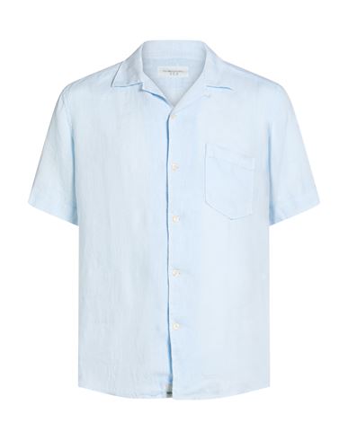 Man Shirt Sky blue Size 15 ½ Linen