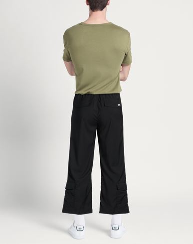 Man Pants Black Size L Polyester, Viscose, Elastane