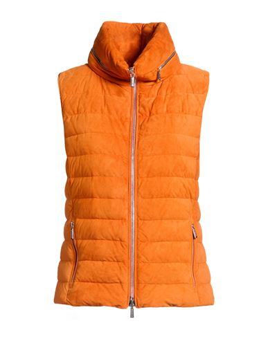 Woman Vest Mandarin Size 4 Leather