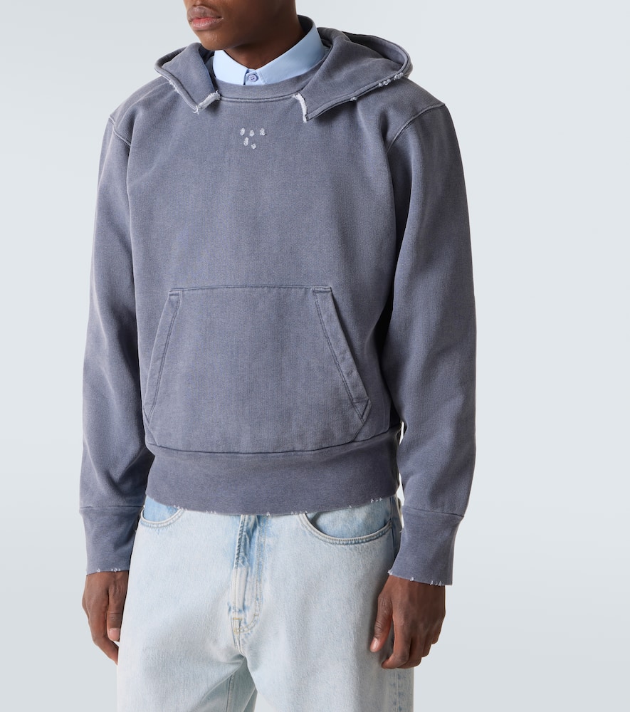 Relic distressed cotton jersey hoodie