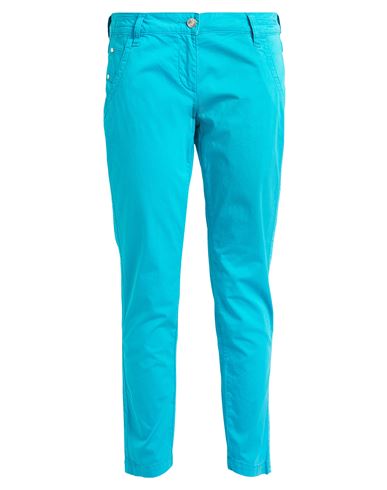 Jacob Cohёn Woman Pants Turquoise Size 25 Cotton, Elastane