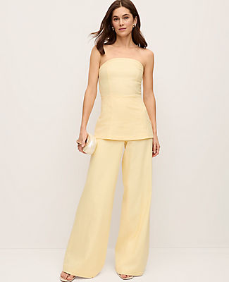 Ann Taylor The Statement Palazzo Pant in Linen Blend