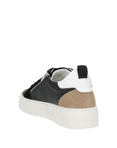 Man Sneakers Black Size 6 Leather