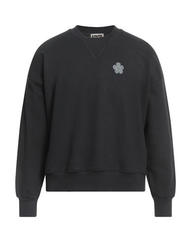 Man Sweatshirt Black Size XS Cotton