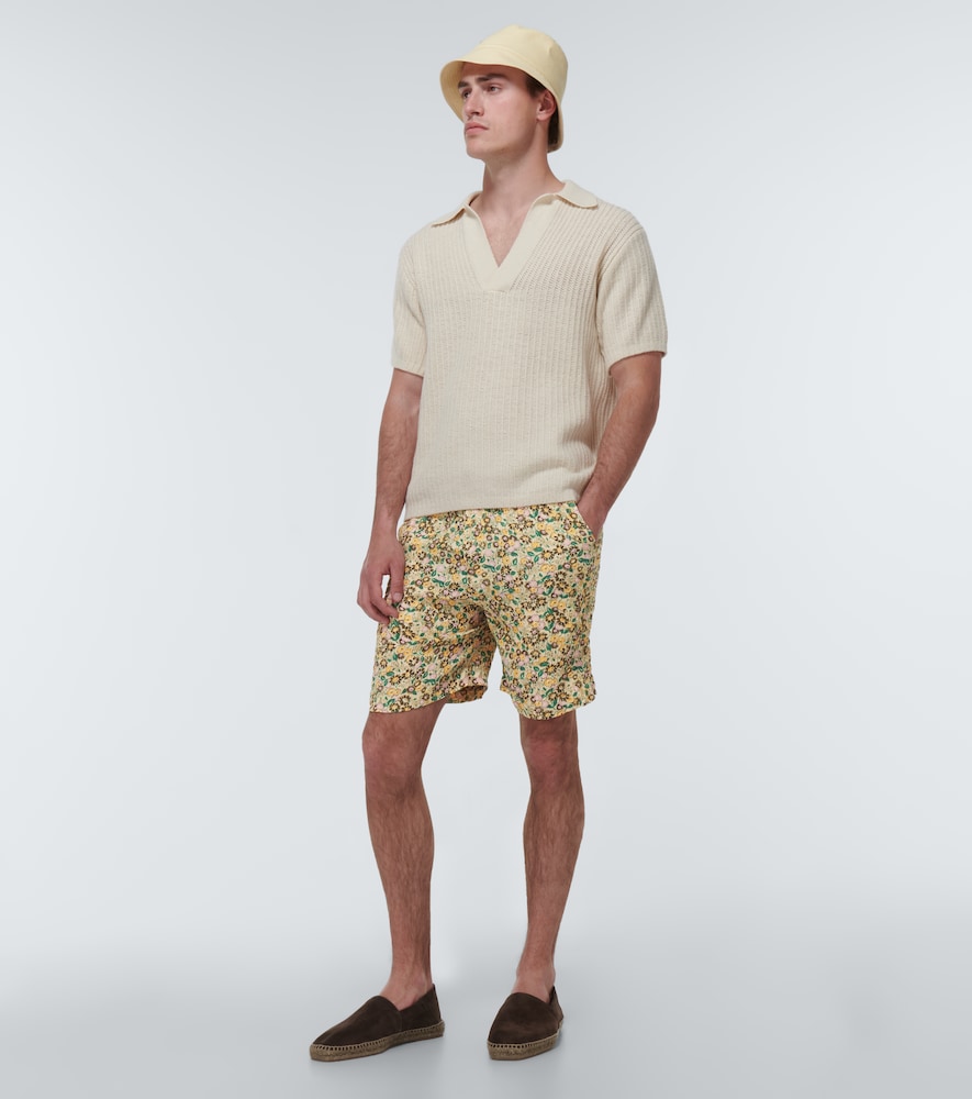 Doxxi faux-leather shorts