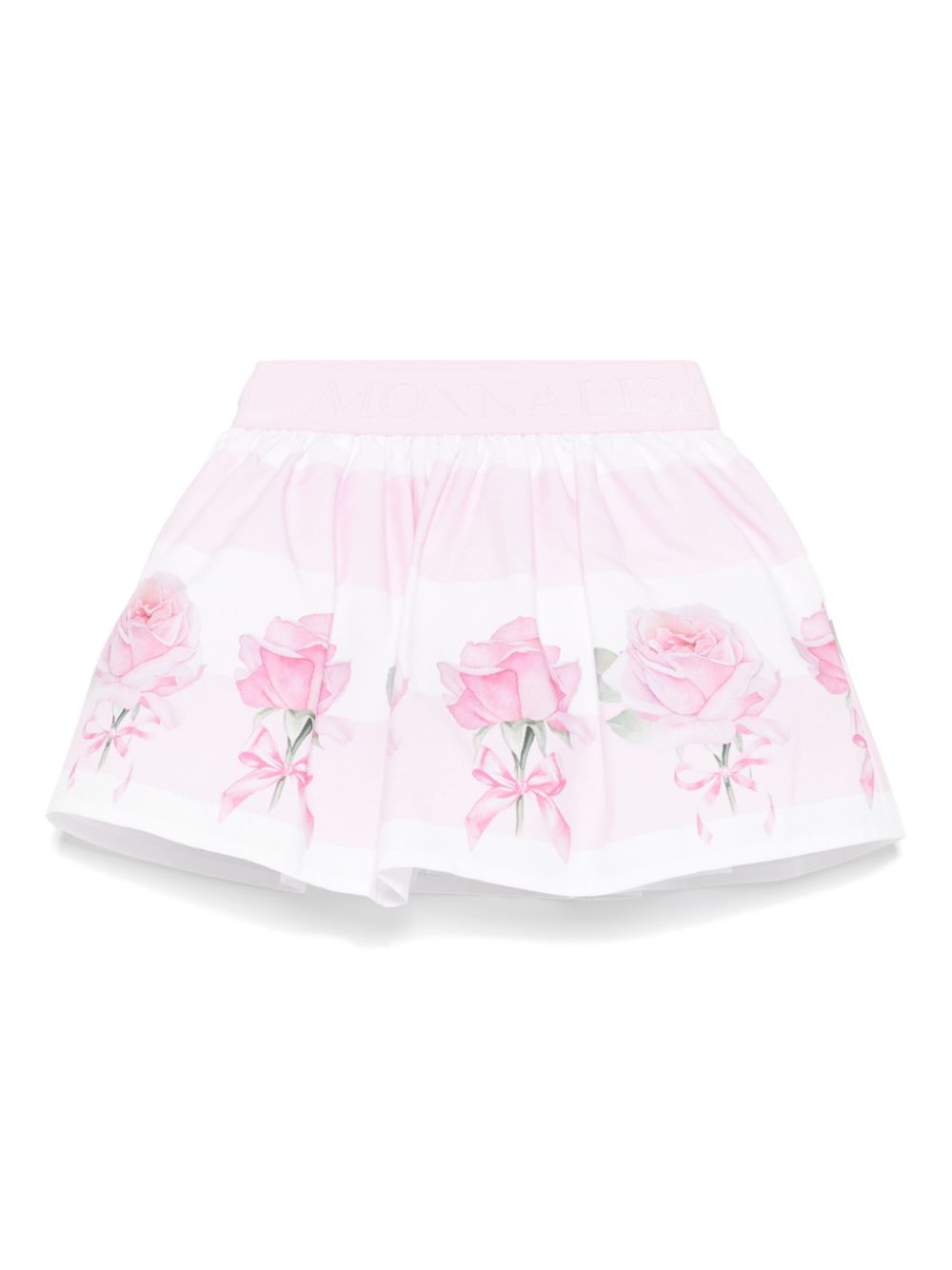 Rose-print skirt - Pink