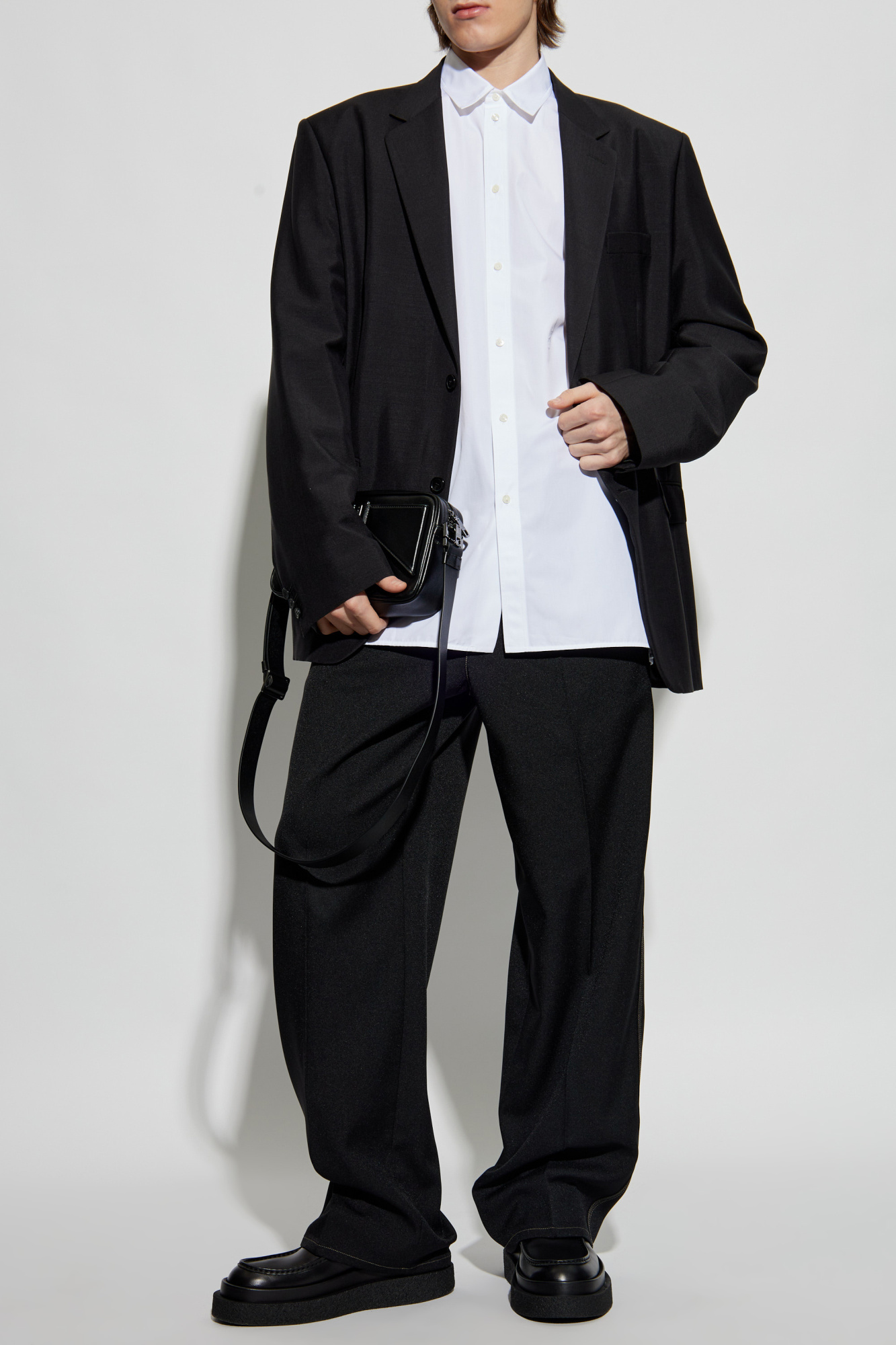 Shirt With Logo, Men's, White