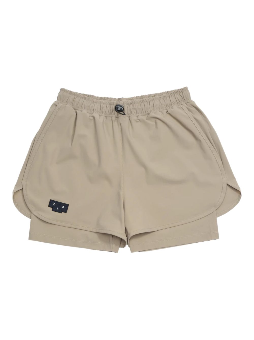 Logo-patch shorts - Neutrals