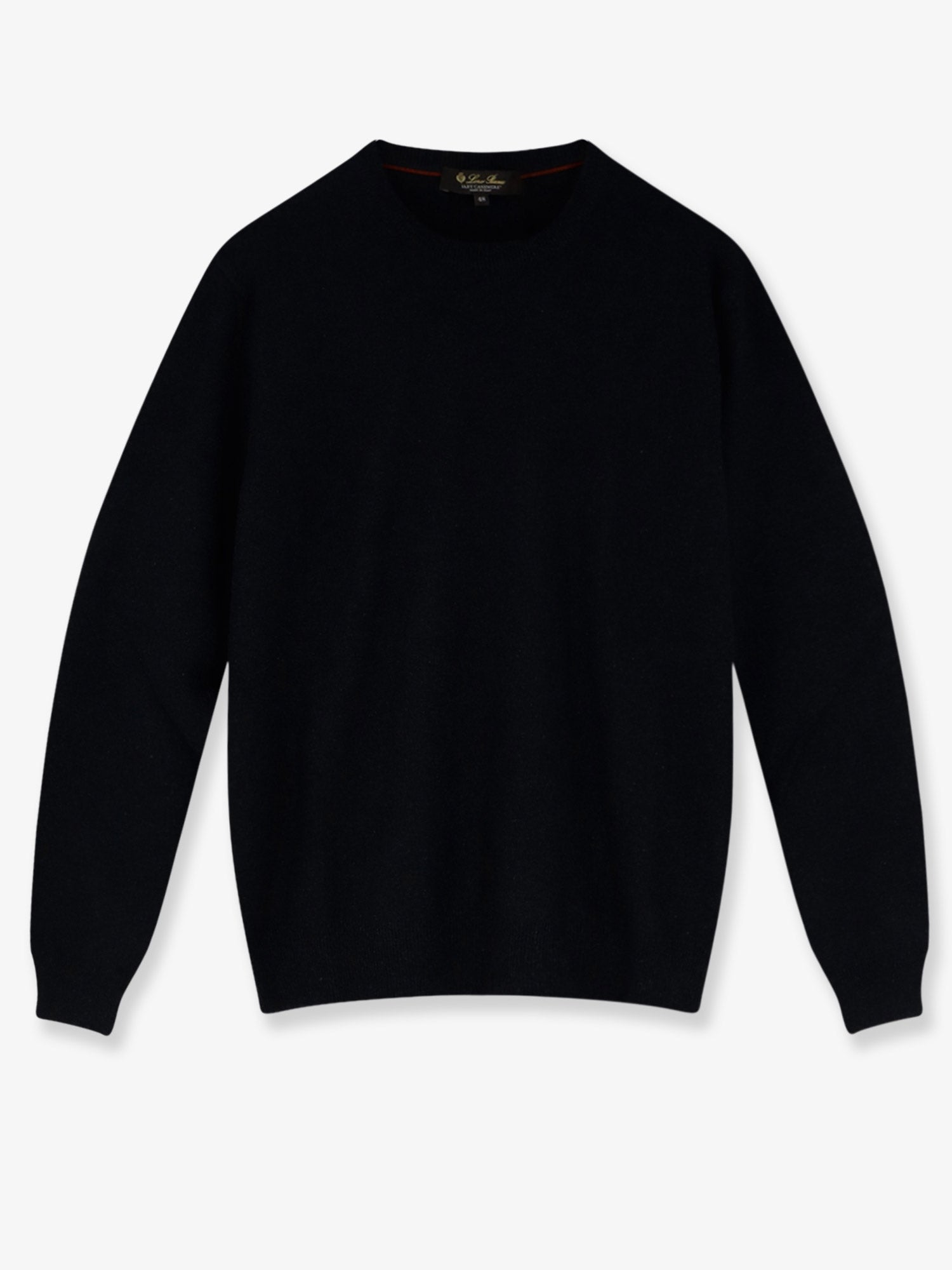 Cashmere Crew Neck Sweater — Black