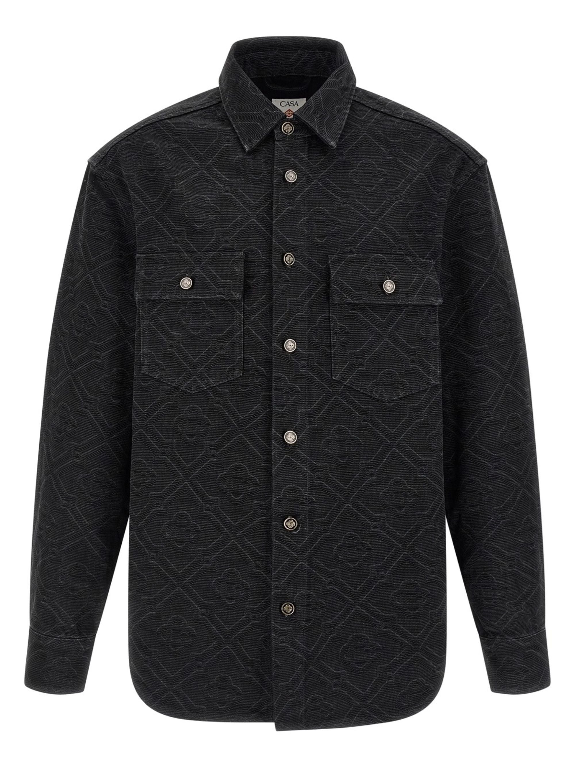 Laser Long-Sleeve Denim Shirt