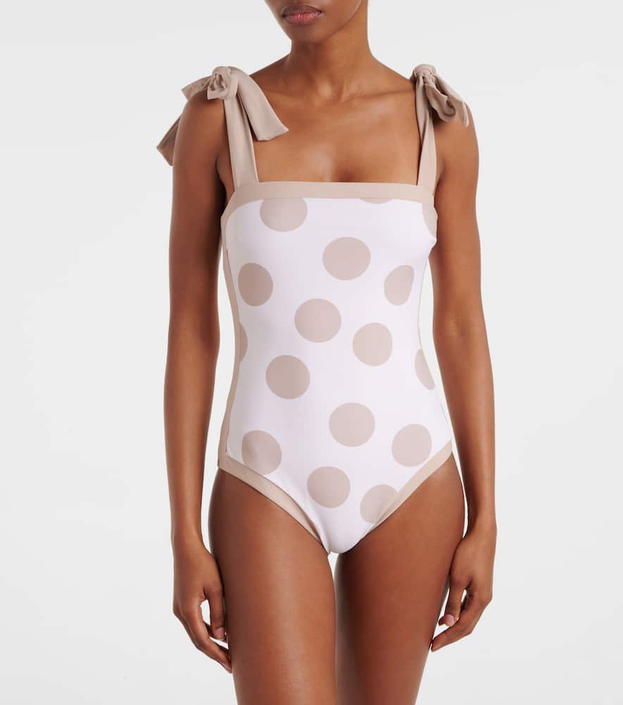 Piper polka-dot swimsuit