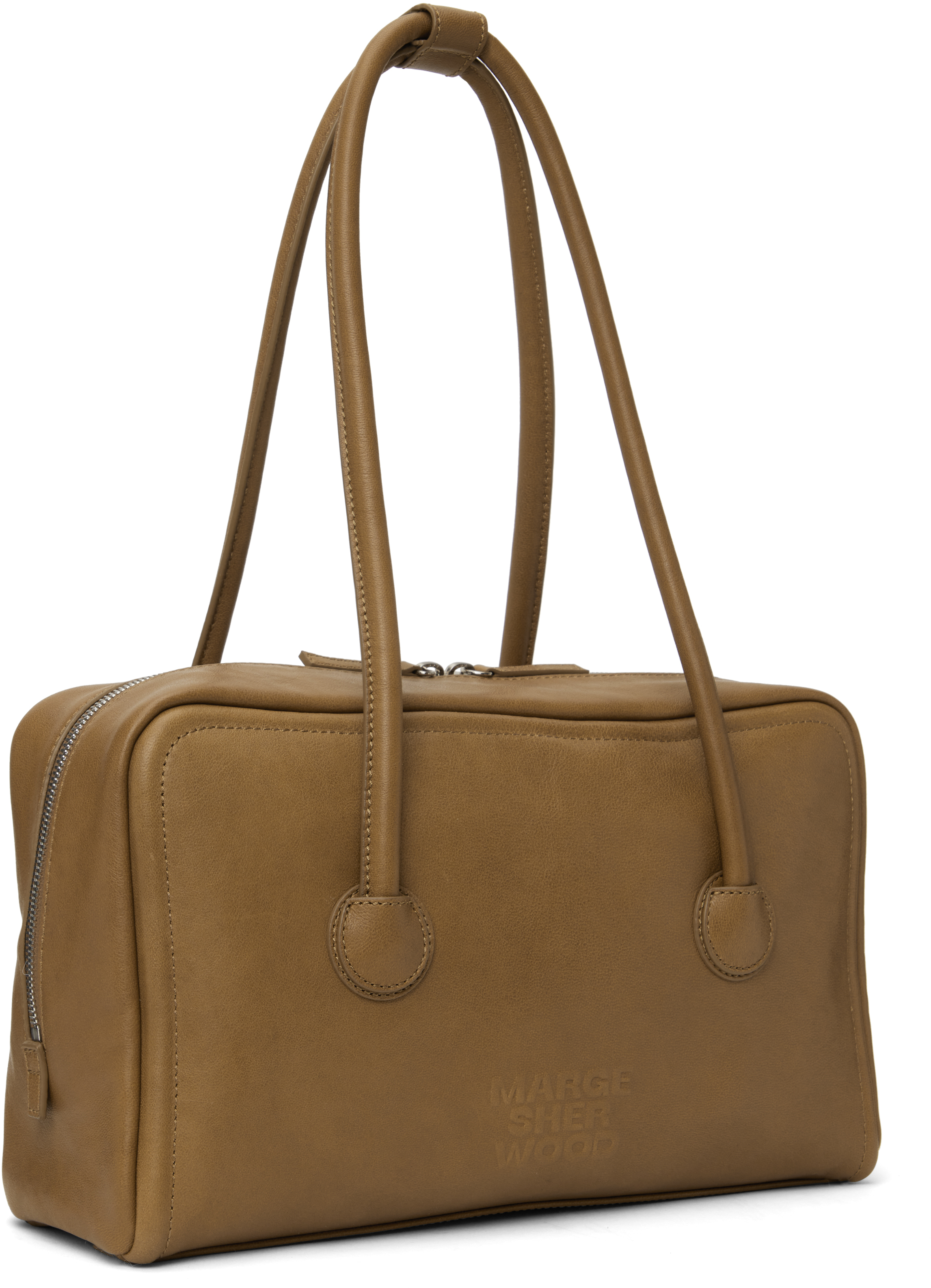 MARGESHERWOOD SSENSE Exclusive Brown Soft Boston Bag
