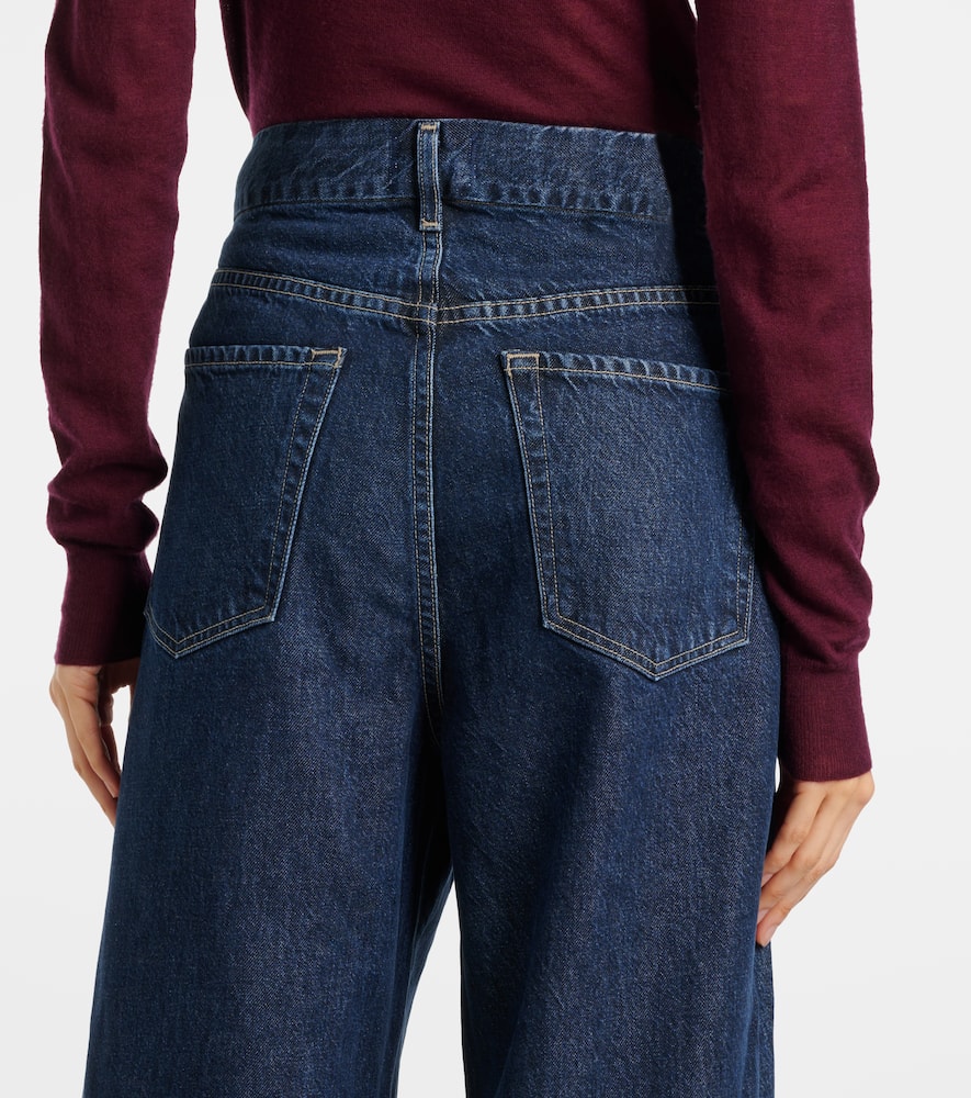 Petra high-rise wide-leg jeans