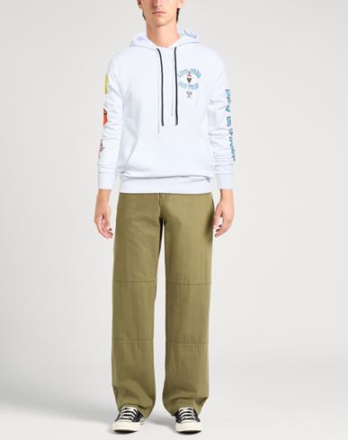 Man Sweatshirt White Size L Cotton