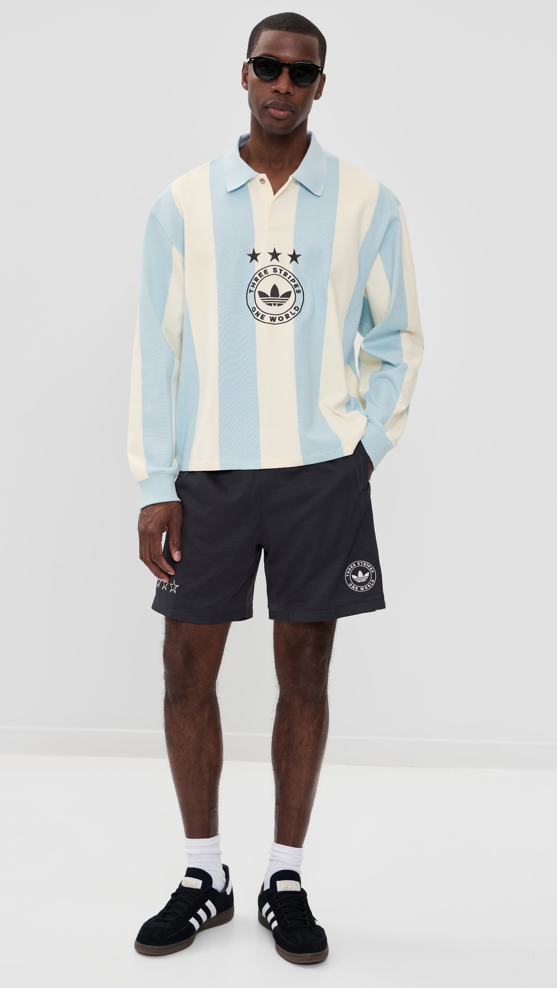 Long Sleeve Rugby Shirt Blue