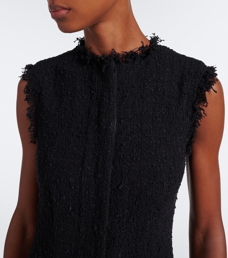 Lana cotton-blend tweed midi dress