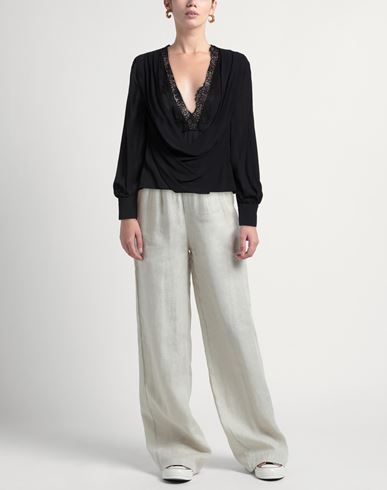 Woman Top Black Size 2 Viscose