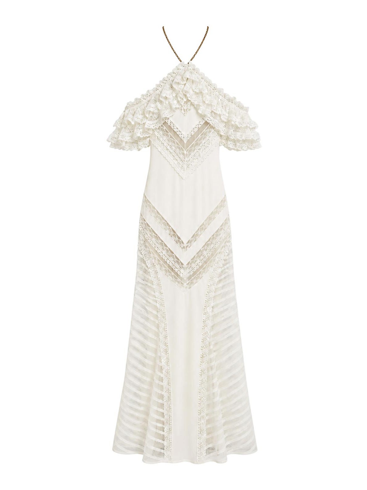 Long Chalk White Dress