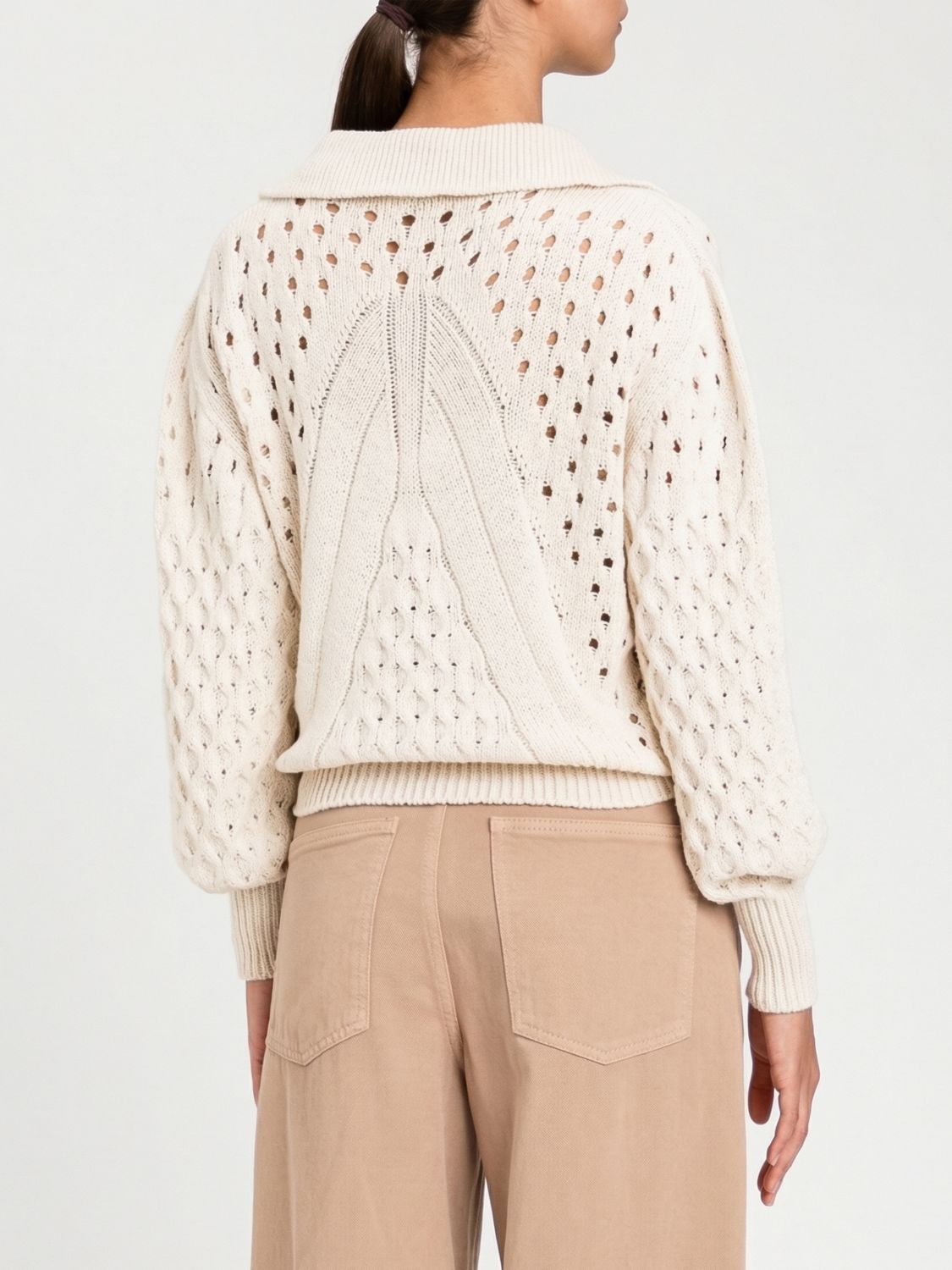 Sweater Woman color Yellow Cream