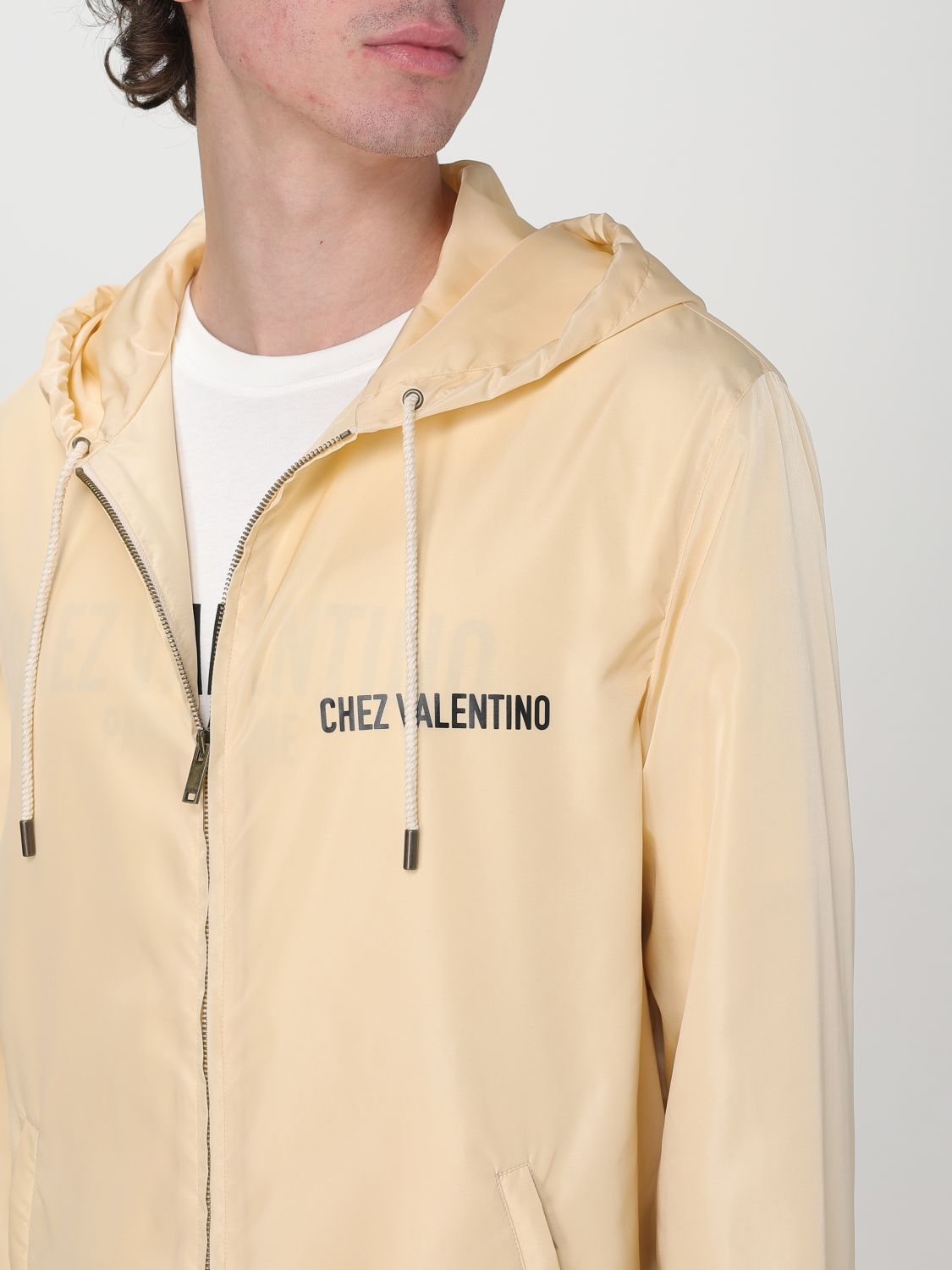 Jacket Men color Yellow Cream