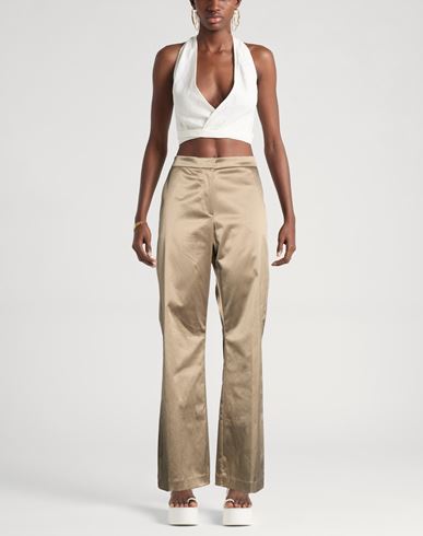 Conscious Woman Pants Military green Size L Cotton, Polyester, Elastane