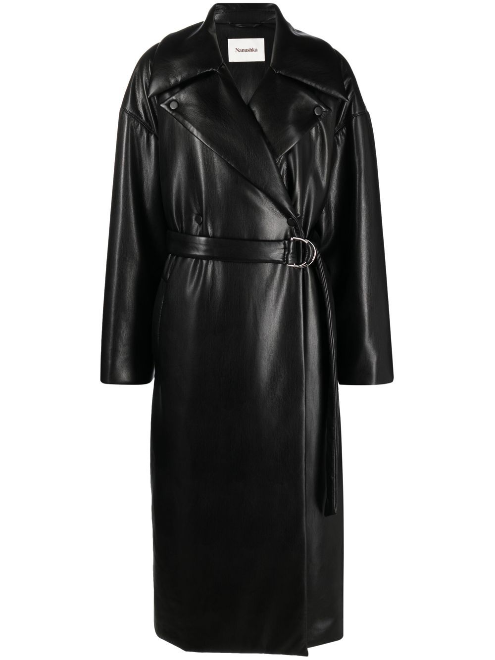 Liano belted trench coat - Black